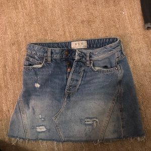 We the free jean skirt